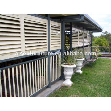 Horizontal plantation shutters plantation sunshade exterior window shutters